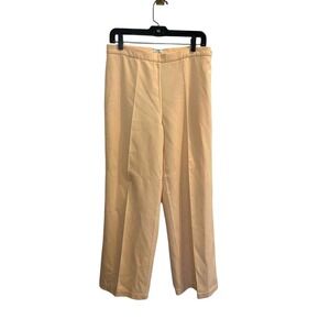 Agnona Peach Wool Trouser Pants Size EU 46 / US 10 Made In Italy Quiet Luxury‎